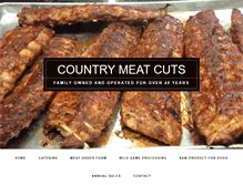 Tablet Screenshot of countrymeatcuts.com
